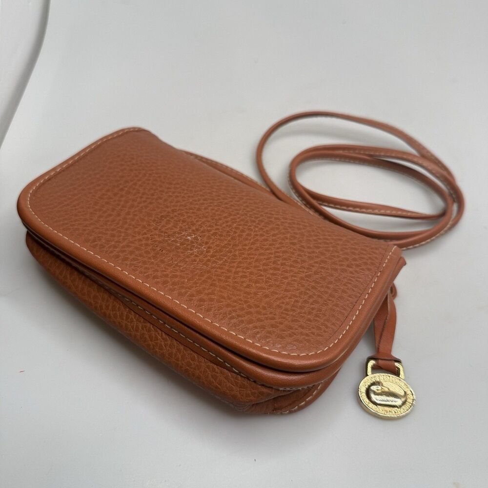 Vintage Dooney & Bourke Leather Crossbody Clutch Missing Front Patch GUC - Picture 15 of 16